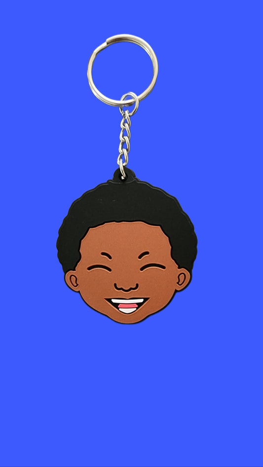 Oh' Charles Big Face Keychain