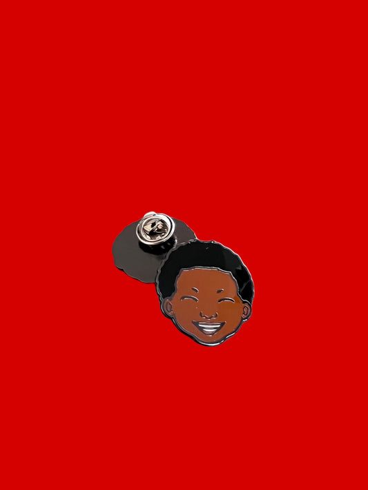 Oh' Charles Face Lapel Pin