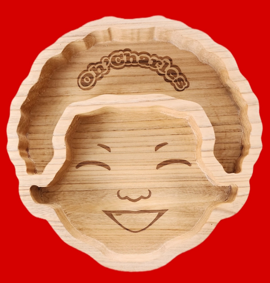 Oh Charles Custom Wood Plate