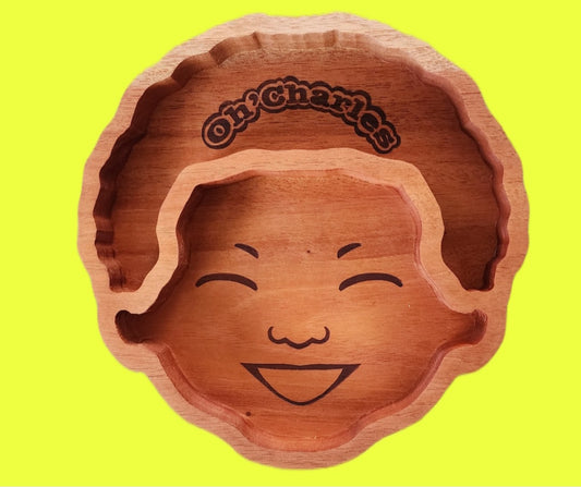 Oh Charles Custom Wood Plate